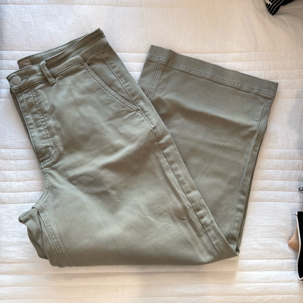 Everlane Wide Leg Cropped Pants